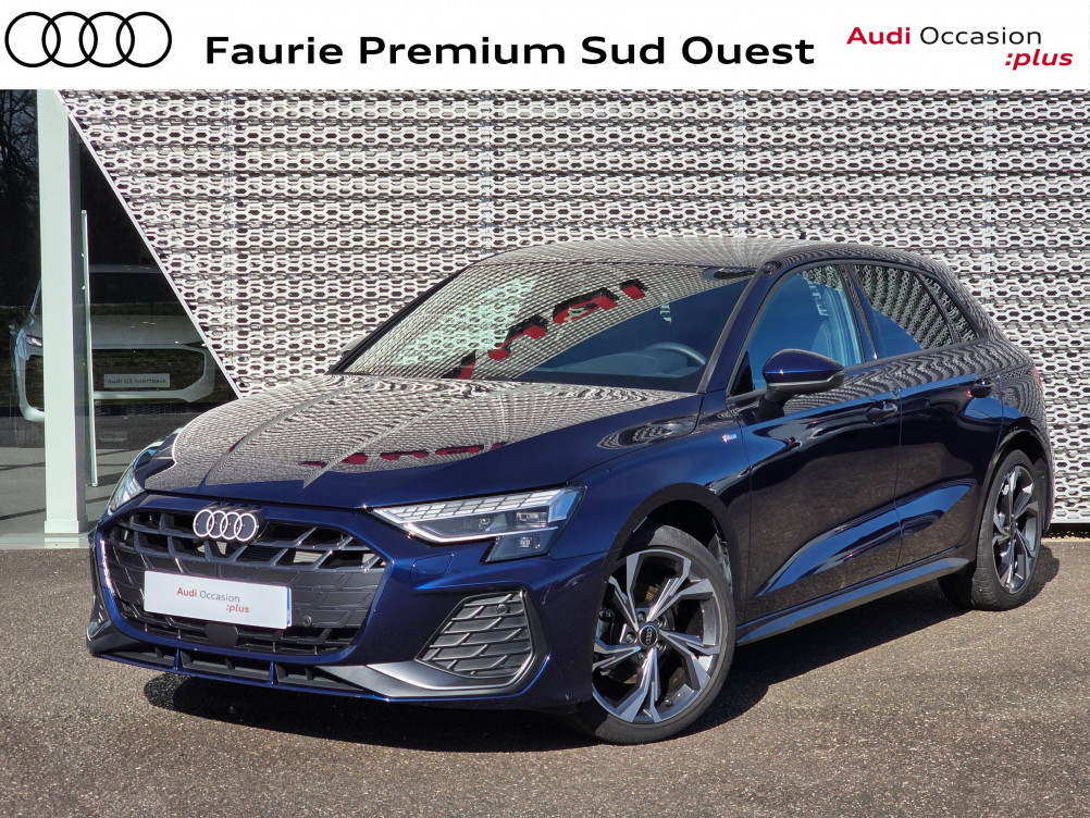 Acheter Audi A3 A3 Sportback TFSI Mild Hybrid 150 S tronic 7 S line 5p occasion dans les concessions du Groupe Faurie