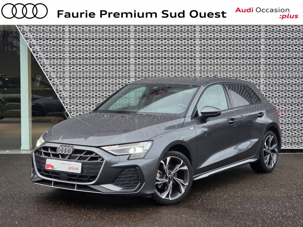 Acheter Audi A3 Sportback A3 Sportback TFSI Mild Hybrid 150 S tronic 7 S line 5p occasion dans les concessions du Groupe Faurie