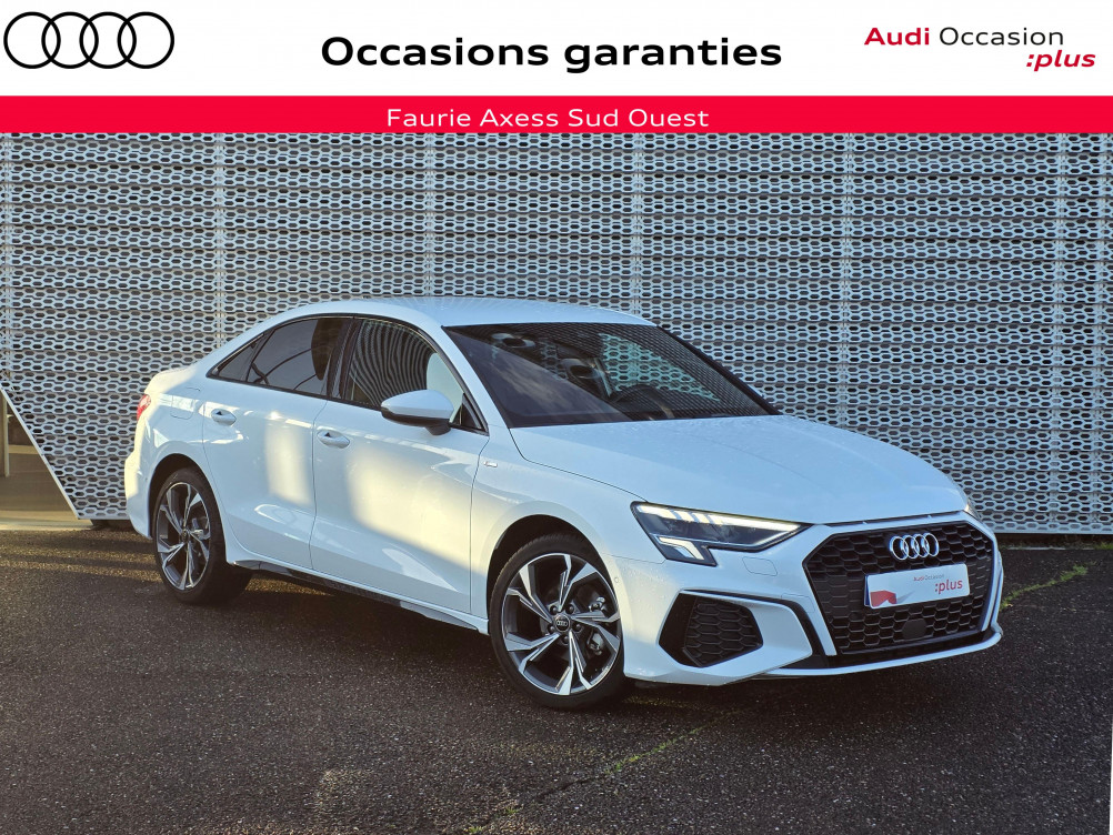 Acheter Audi A3 A3 Berline 35 TFSI Mild Hybrid 150 S tronic 7 S Line 4p occasion dans les concessions du Groupe Faurie