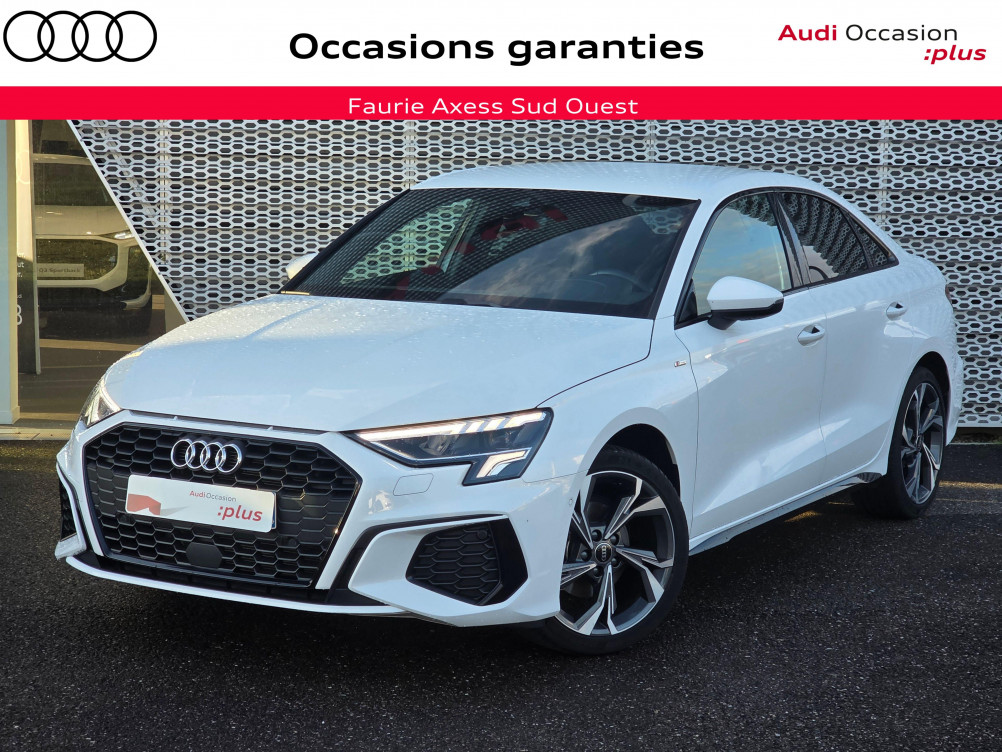 Acheter Audi A3 A3 Berline 35 TFSI Mild Hybrid 150 S tronic 7 S Line 4p occasion dans les concessions du Groupe Faurie