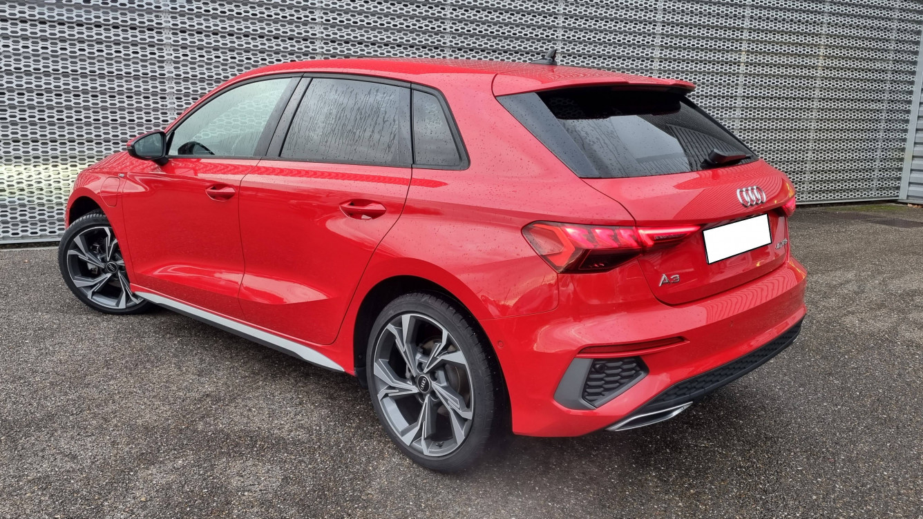 Acheter Audi A3 Sportback A3 Sportback 40 TFSIe 204 S tronic 6 S Line 5p occasion dans les concessions du Groupe Faurie