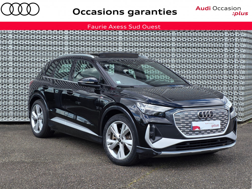 Acheter Audi Q4 Q4 e-tron 40 204 ch 82 kW S line 5p occasion dans les concessions du Groupe Faurie
