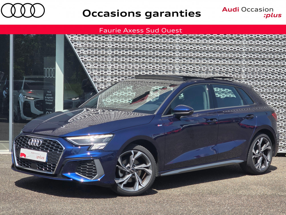 Acheter Audi A3 Sportback A3 Sportback TDI 150 S tronic 7 S line 5p occasion dans les concessions du Groupe Faurie