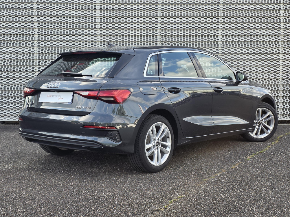 Acheter Audi A3 Sportback A3 Sportback 35 TFSI Mild Hybrid 150 S tronic 7 Design 5p occasion dans les concessions du Groupe Faurie