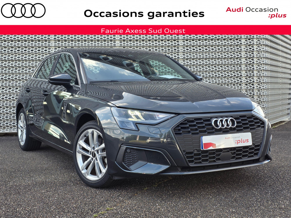 Acheter Audi A3 Sportback A3 Sportback 35 TFSI Mild Hybrid 150 S tronic 7 Design 5p occasion dans les concessions du Groupe Faurie