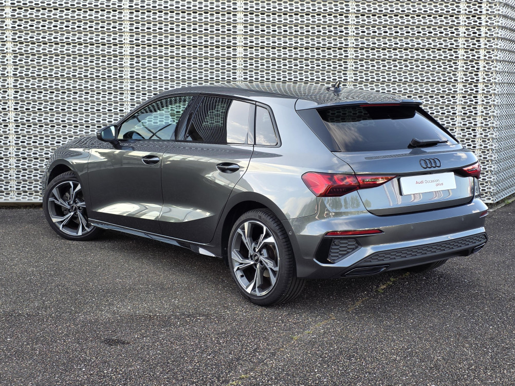 Acheter Audi A3 Sportback A3 Sportback 35 TFSI Mild Hybrid 150 S tronic 7 S Line 5p occasion dans les concessions du Groupe Faurie