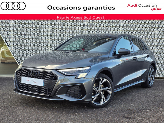 Acheter Audi A3 Sportback A3 Sportback 35 TFSI Mild Hybrid 150 S tronic 7 S Line 5p occasion dans les concessions du Groupe Faurie