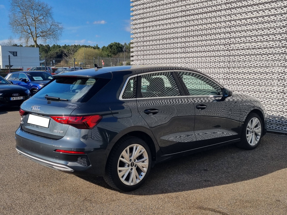 Acheter Audi A3 A3 Sportback 35 TDI 150 S tronic 7 Design Luxe 5p occasion dans les concessions du Groupe Faurie