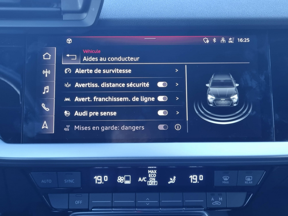 Acheter Audi A3 A3 Sportback 35 TDI 150 S tronic 7 Design Luxe 5p occasion dans les concessions du Groupe Faurie