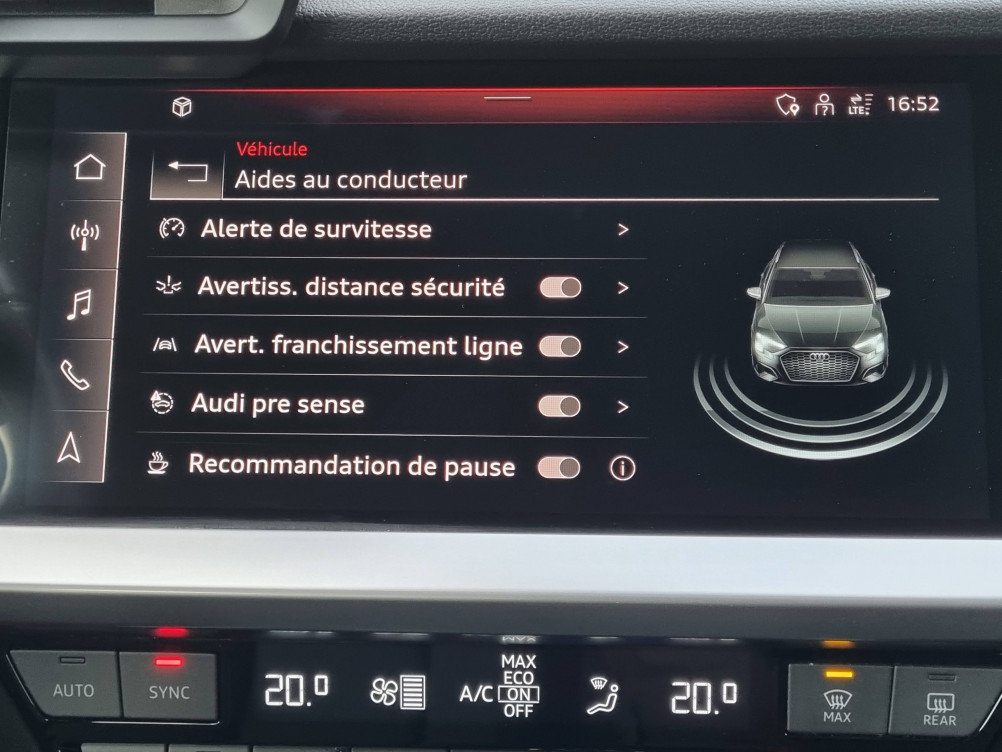 Acheter Audi A3 A3 Sportback 30 TDI 116 Business line 5p occasion dans les concessions du Groupe Faurie
