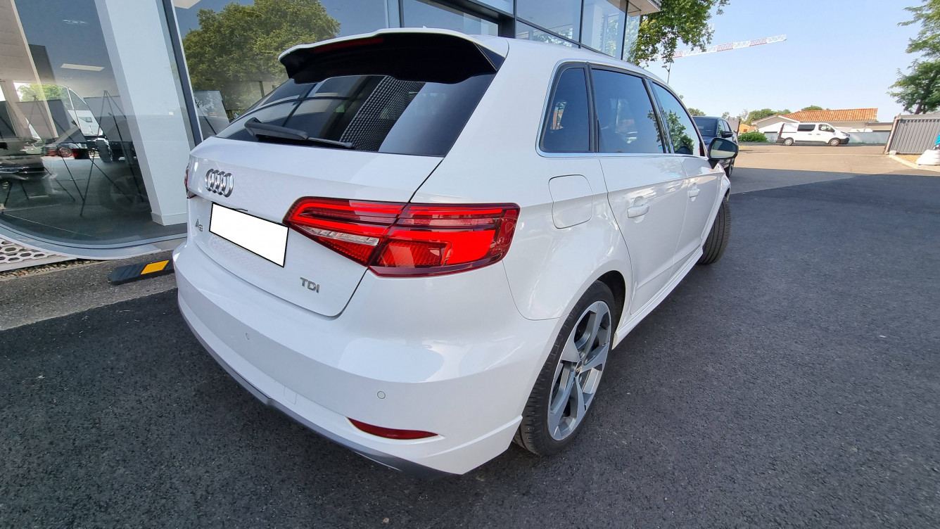Acheter Audi A3 A3 Sportback 2.0 TDI 150 S tronic 7 S Line 5p occasion dans les concessions du Groupe Faurie