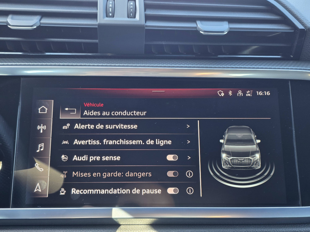 Acheter Audi Q3 Q3 Sportback 35 TFSI 150 ch S tronic 7 S line 5p occasion dans les concessions du Groupe Faurie