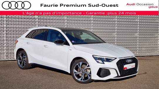 Acheter Audi A3 A3 Sportback 40 TFSIe 204 S tronic 6 S Line 5p occasion dans les concessions du Groupe Faurie