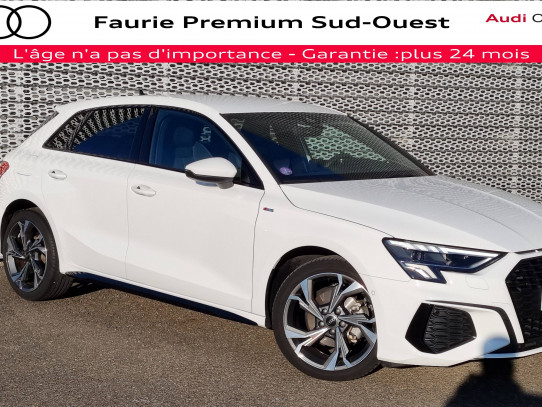 Acheter Audi A3 A3 Sportback 30 TFSI Mild Hybrid 110 S tronic 7 S Line 5p occasion dans les concessions du Groupe Faurie