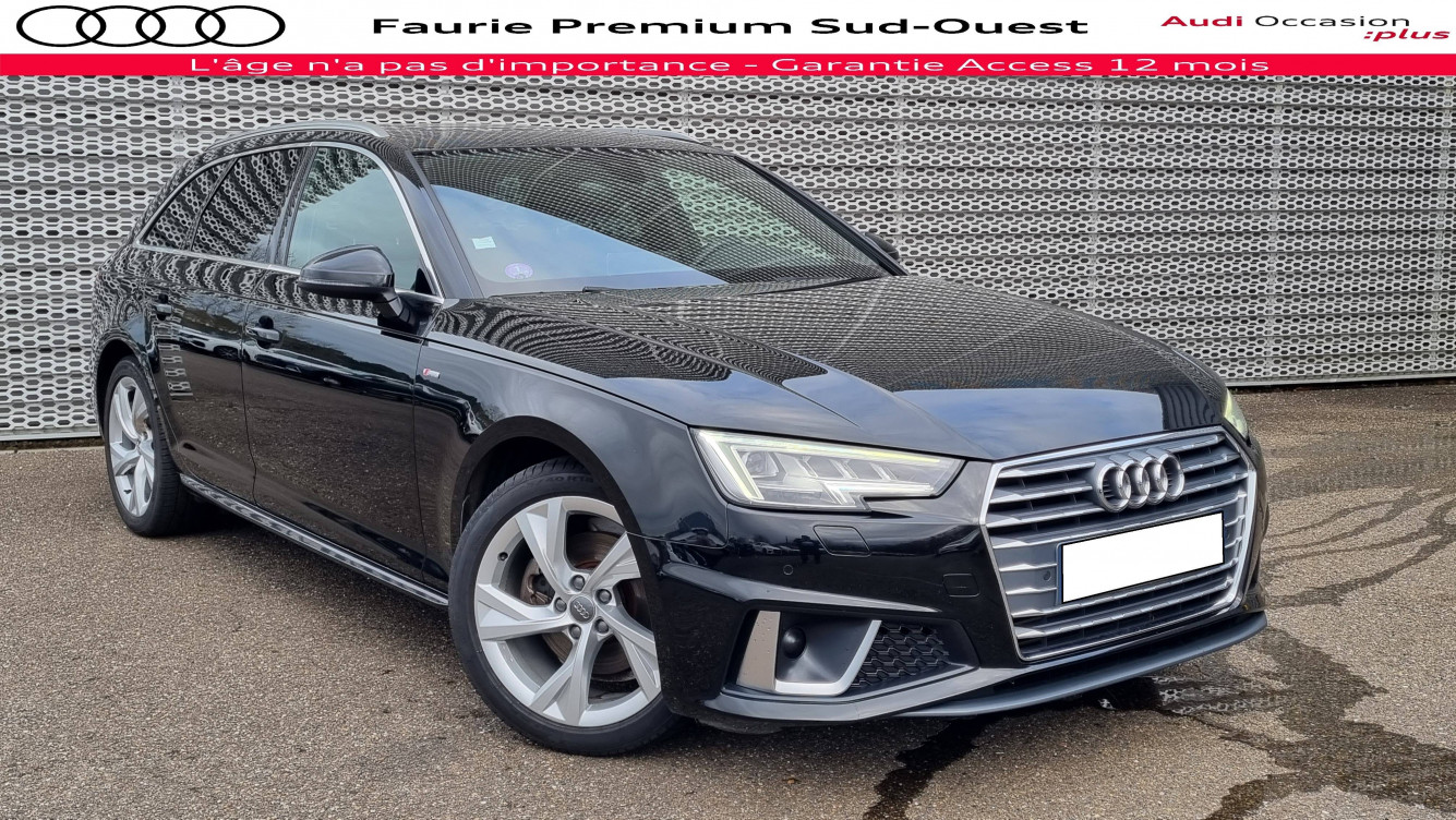 Acheter Audi A4 A4 Avant 40 TFSI 190 S tronic 7 S line 5p occasion dans les concessions du Groupe Faurie