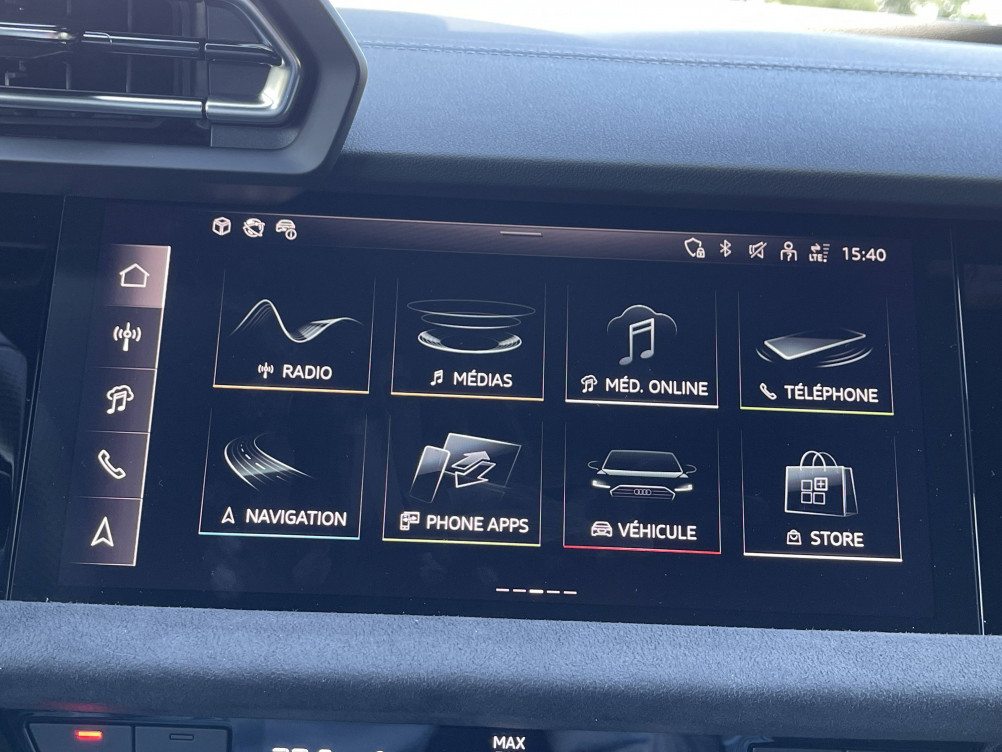 Acheter Audi A3 A3 Berline TFSI Mild Hybrid 150 S tronic 7 S line 4p neuf dans les concessions du Groupe Faurie