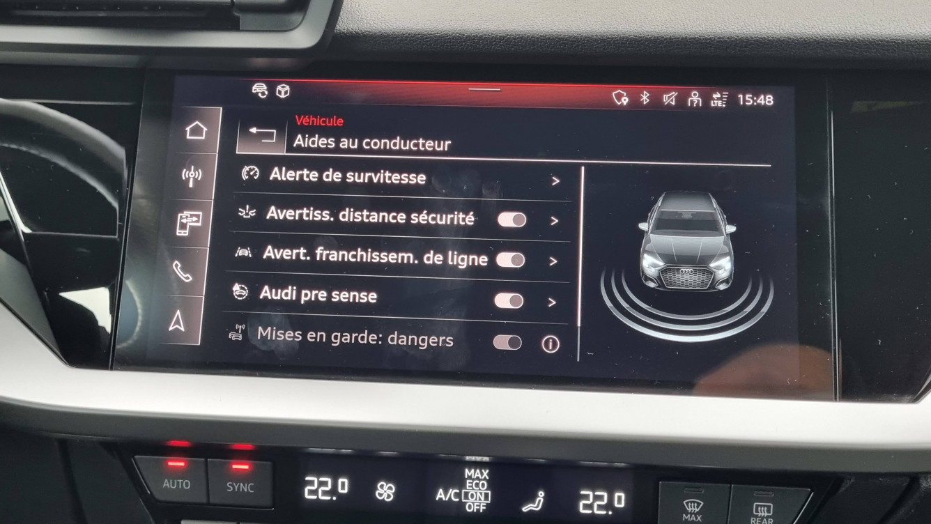 Acheter Audi A3 A3 Sportback 30 TDI 116 S tronic 7 S Line 5p occasion dans les concessions du Groupe Faurie