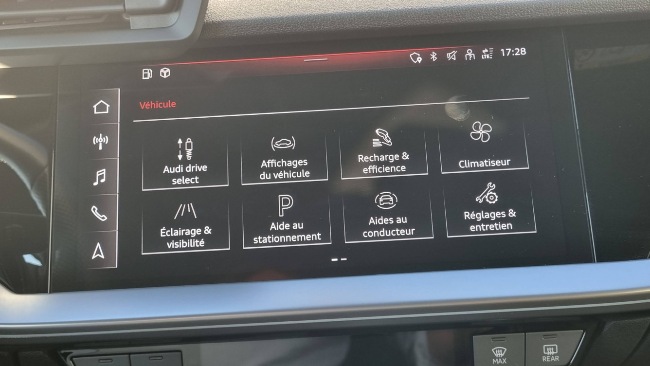 Acheter Audi A3 Sportback A3 Sportback 40 TFSIe 204 S tronic 6 S Line 5p occasion dans les concessions du Groupe Faurie