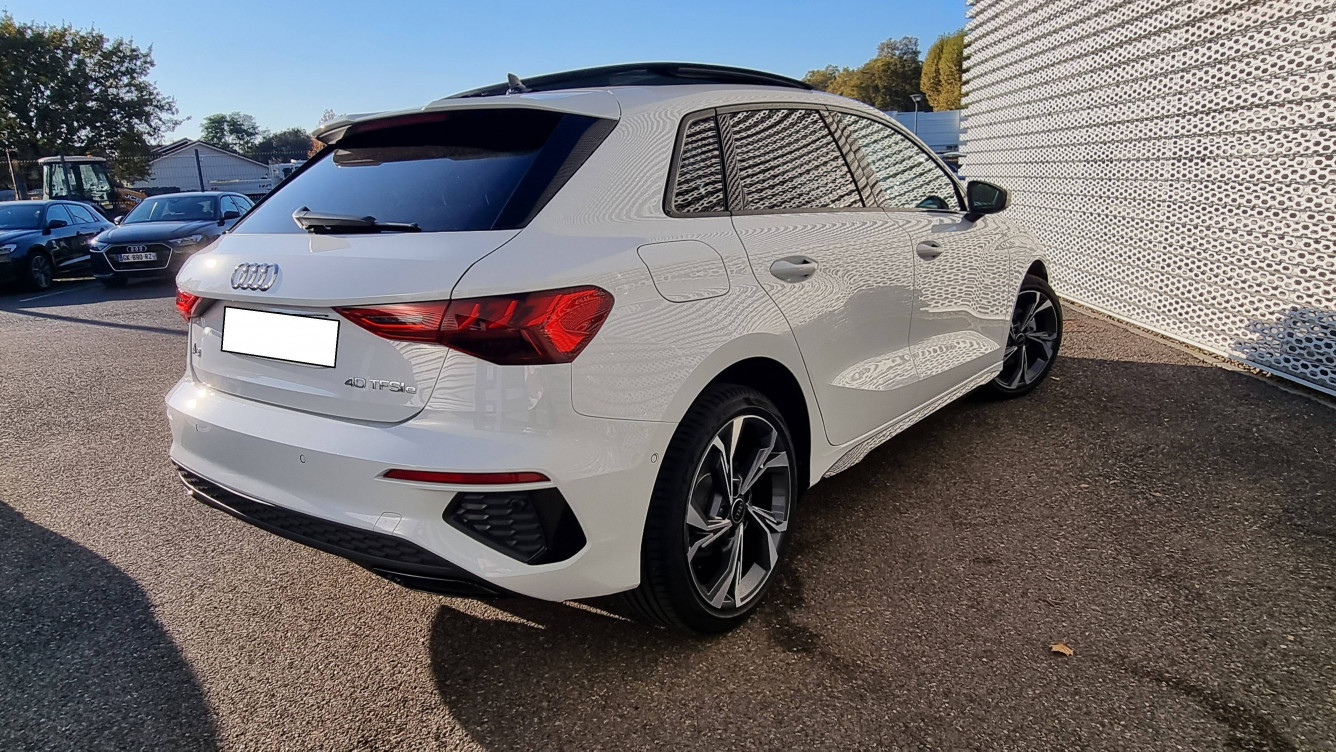 Acheter Audi A3 Sportback A3 Sportback 40 TFSIe 204 S tronic 6 S Line 5p occasion dans les concessions du Groupe Faurie