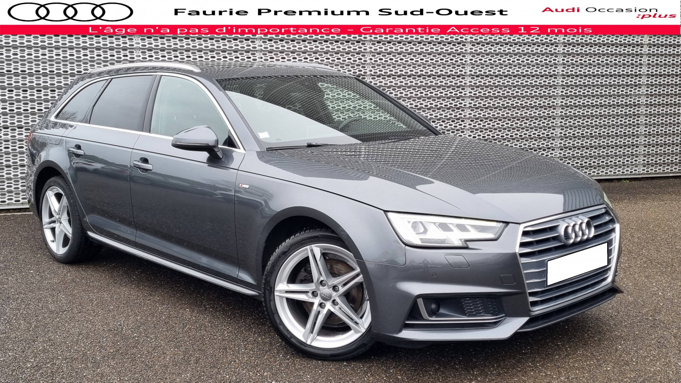Acheter Audi A4 Avant A4 Avant 2.0 TDI 150 S tronic 7 S line 5p occasion dans les concessions du Groupe Faurie