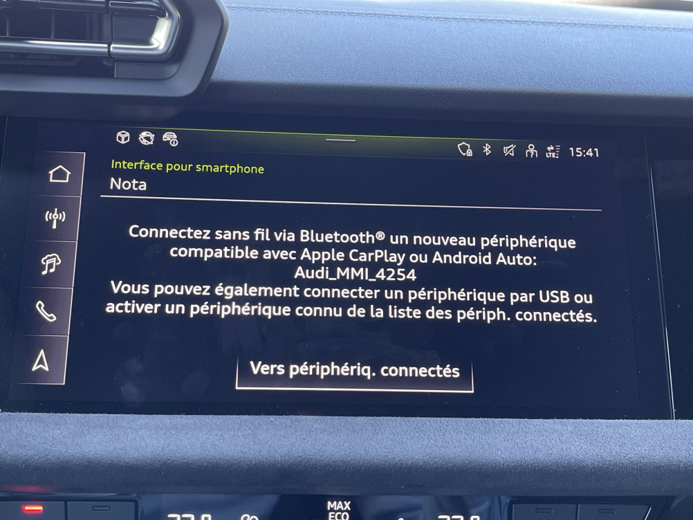 Acheter Audi A3 A3 Berline TFSI Mild Hybrid 150 S tronic 7 S line 4p neuf dans les concessions du Groupe Faurie