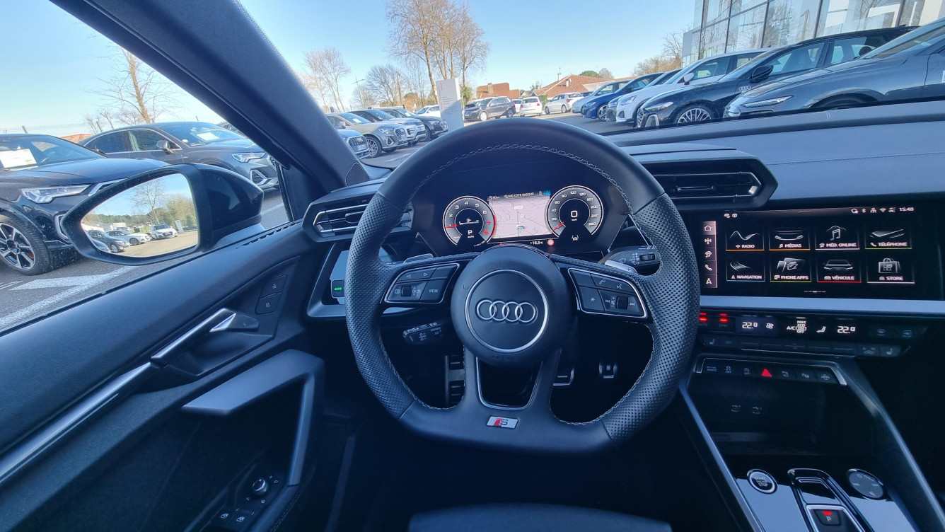 Acheter Audi A3 Sportback A3 Sportback TFSI Mild Hybrid 150 S tronic 7 S line 5p occasion dans les concessions du Groupe Faurie