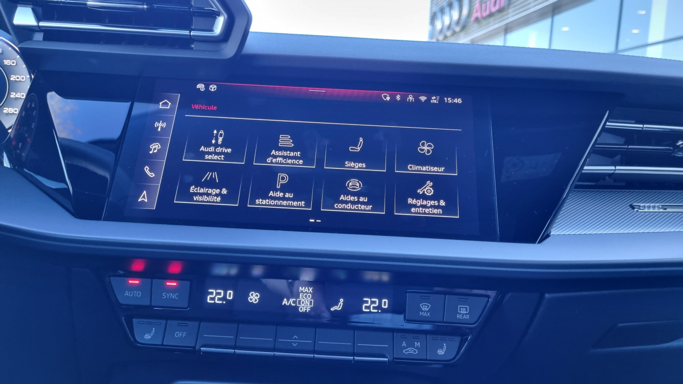 Acheter Audi A3 Sportback A3 Sportback TFSI Mild Hybrid 150 S tronic 7 S line 5p occasion dans les concessions du Groupe Faurie