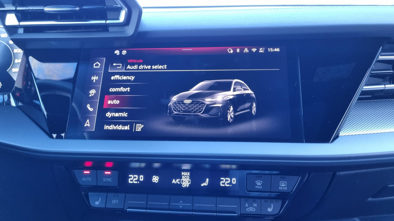 Acheter Audi A3 Sportback A3 Sportback TFSI Mild Hybrid 150 S tronic 7 S line 5p occasion dans les concessions du Groupe Faurie