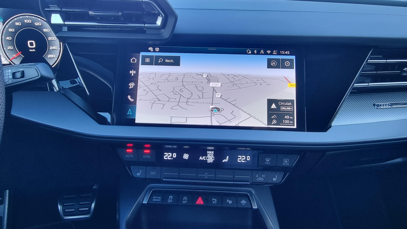 Acheter Audi A3 Sportback A3 Sportback TFSI Mild Hybrid 150 S tronic 7 S line 5p occasion dans les concessions du Groupe Faurie