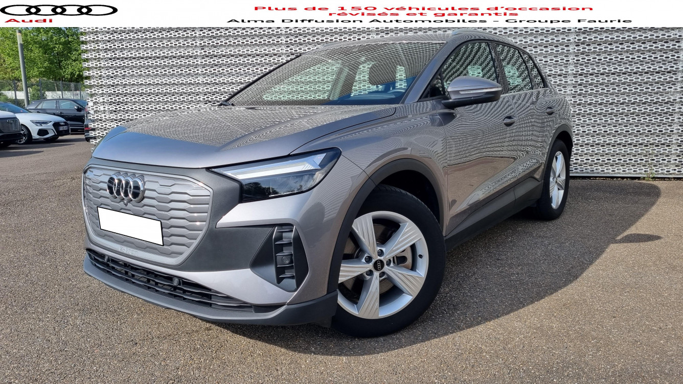 Acheter Audi Q4 Q4 e-tron 45 285 ch 82 kWh Design 5p occasion dans les concessions du Groupe Faurie