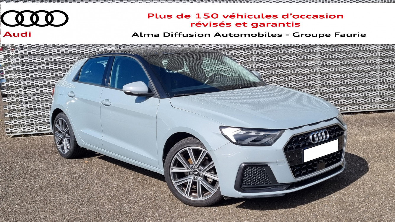 Acheter Audi A1 Sportback A1 Sportback 30 TFSI 110 ch S tronic 7 Advanced 5p occasion dans les concessions du Groupe Faurie