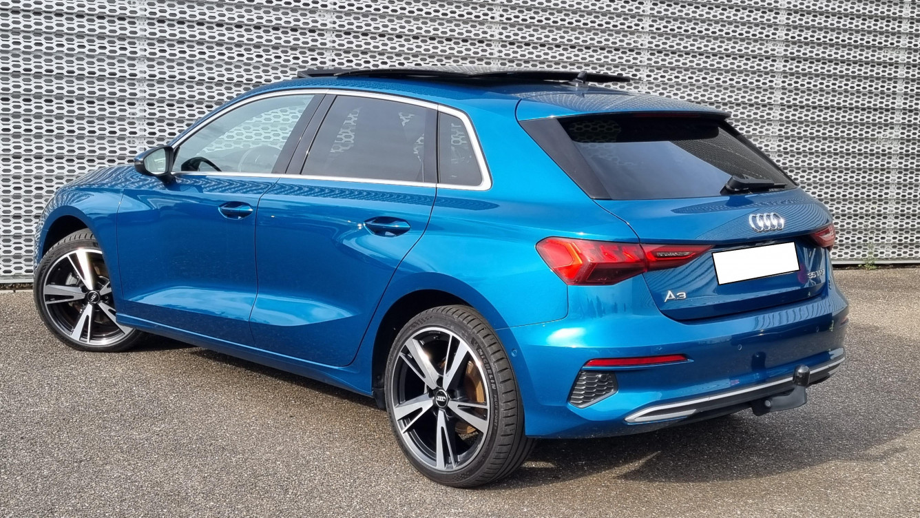 Acheter Audi A3 Sportback A3 Sportback 35 TFSI Mild Hybrid 150 S tronic 7 Design Luxe 5p occasion dans les concessions du Groupe Faurie