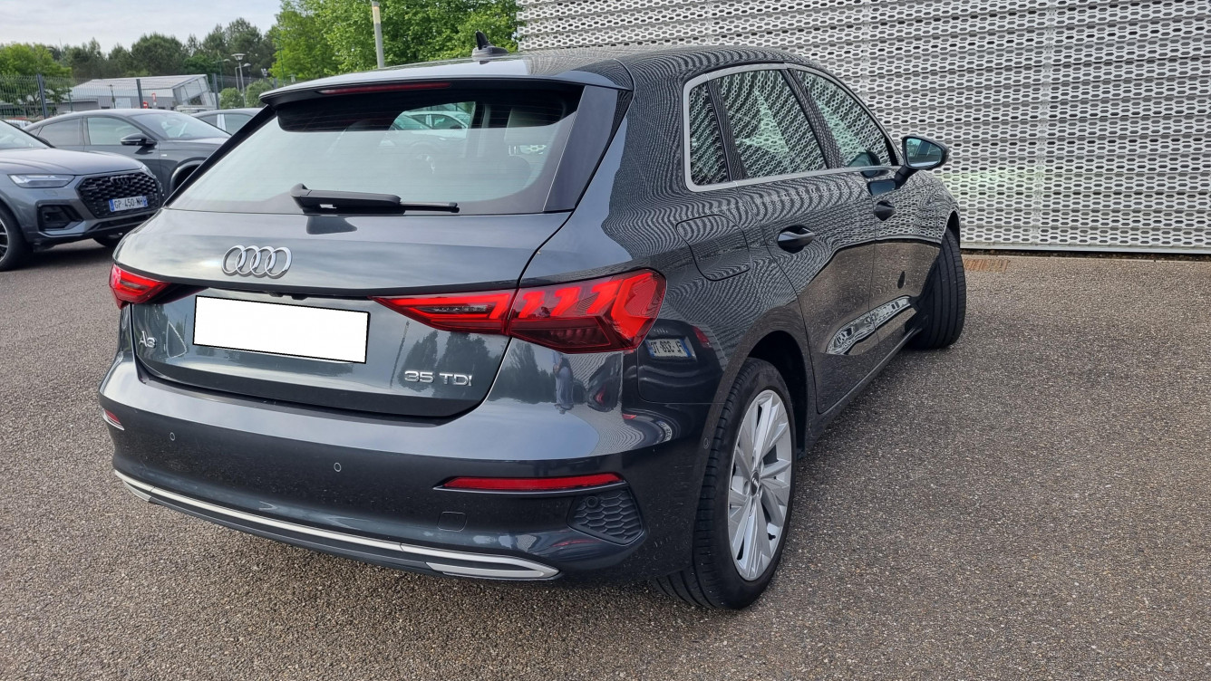 Acheter Audi A3 Sportback A3 Sportback 35 TDI 150 S tronic 7 Design Luxe 5p occasion dans les concessions du Groupe Faurie