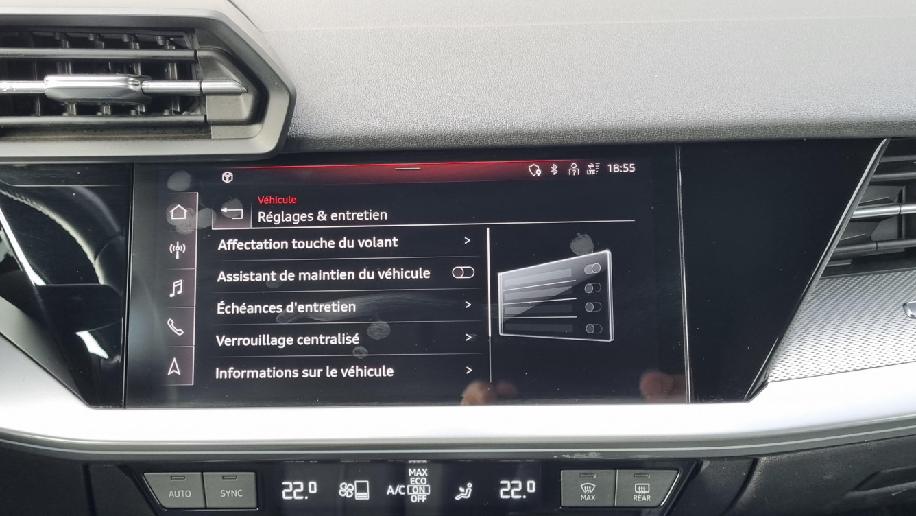 Acheter Audi A3 Sportback A3 Sportback 35 TDI 150 S tronic 7 Design Luxe 5p occasion dans les concessions du Groupe Faurie