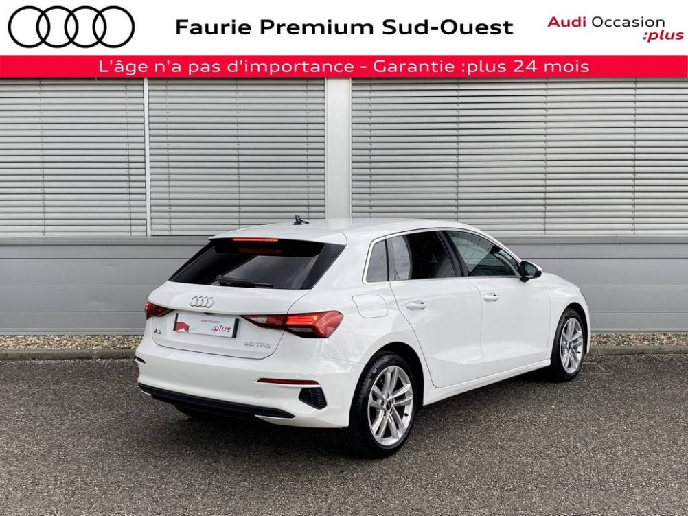 Acheter Audi A3 A3 Sportback 30 TFSI Mild Hybrid 110 S tronic 7 Design 5p occasion dans les concessions du Groupe Faurie