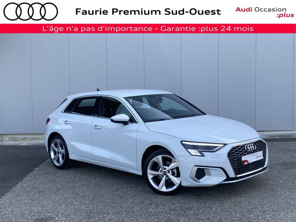 Acheter Audi A3 A3 Sportback 35 TFSI Mild Hybrid 150 S tronic 7 Avus 5p occasion dans les concessions du Groupe Faurie