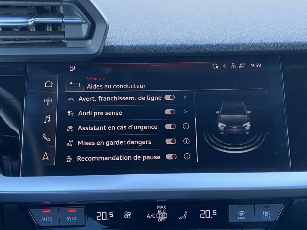 Acheter Audi A3 A3 Sportback 40 TFSIe 204 S tronic 6 Business Executive 5p occasion dans les concessions du Groupe Faurie