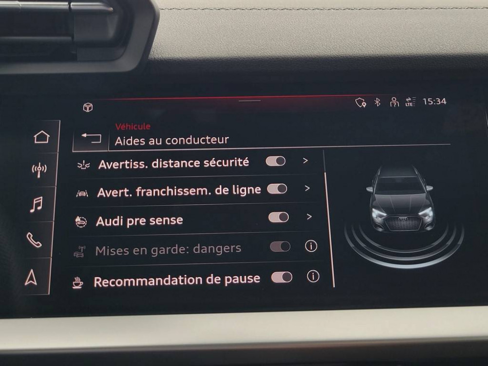 Acheter Audi A3 A3 Sportback 30 TDI 116 S tronic 7 S Line 5p occasion dans les concessions du Groupe Faurie