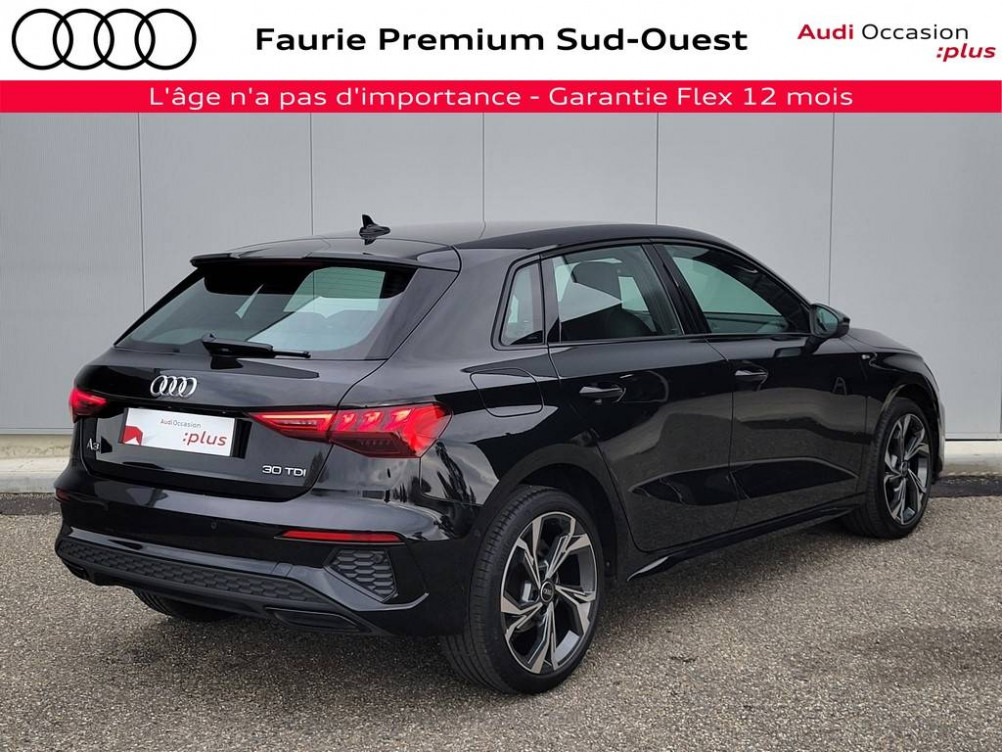 Acheter Audi A3 A3 Sportback 30 TDI 116 S tronic 7 S Line 5p occasion dans les concessions du Groupe Faurie