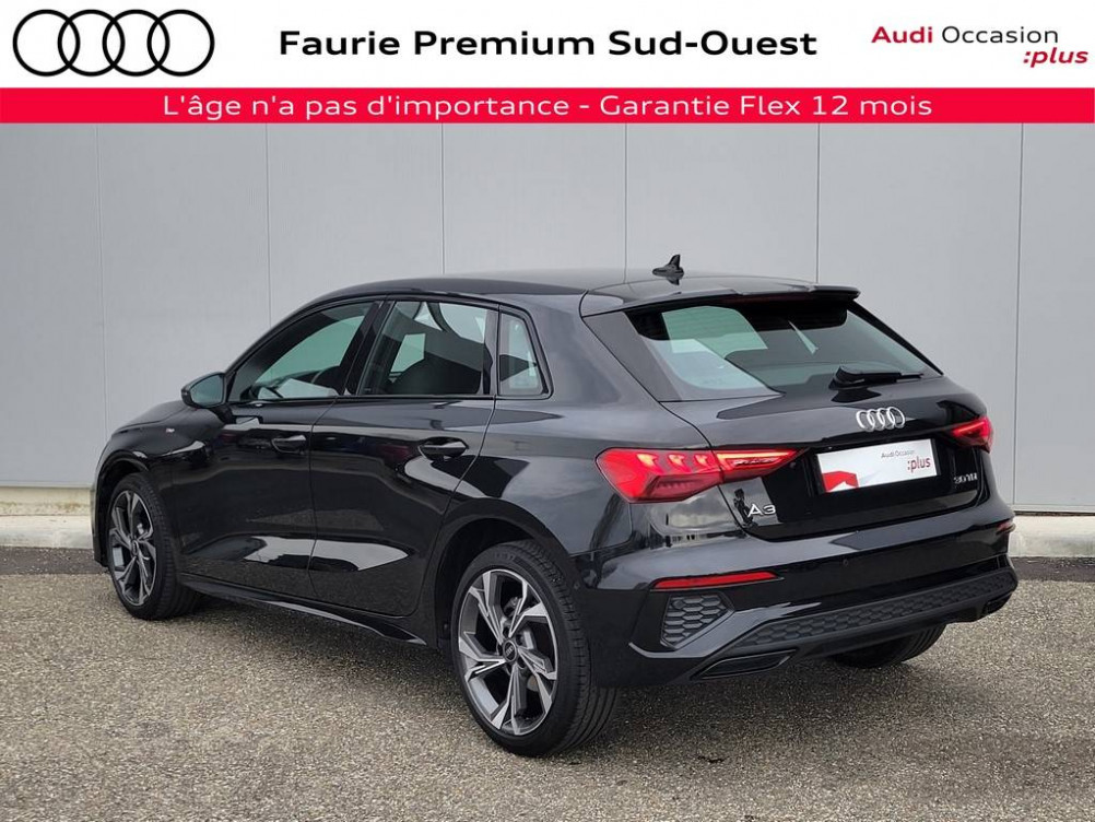 Acheter Audi A3 A3 Sportback 30 TDI 116 S tronic 7 S Line 5p occasion dans les concessions du Groupe Faurie