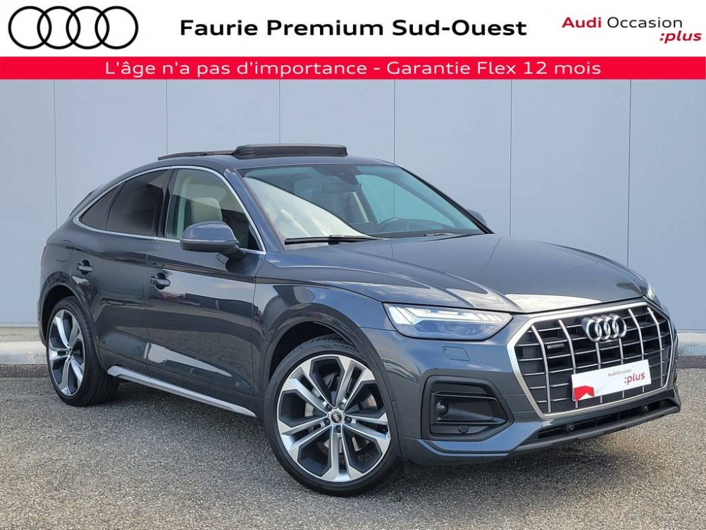 Acheter Audi Q5 Q5 Sportback 50 TFSIe 299 S tronic 7 Quattro Avus 5p occasion dans les concessions du Groupe Faurie