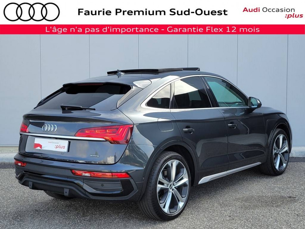 Acheter Audi Q5 Q5 Sportback 50 TFSIe 299 S tronic 7 Quattro Avus 5p occasion dans les concessions du Groupe Faurie