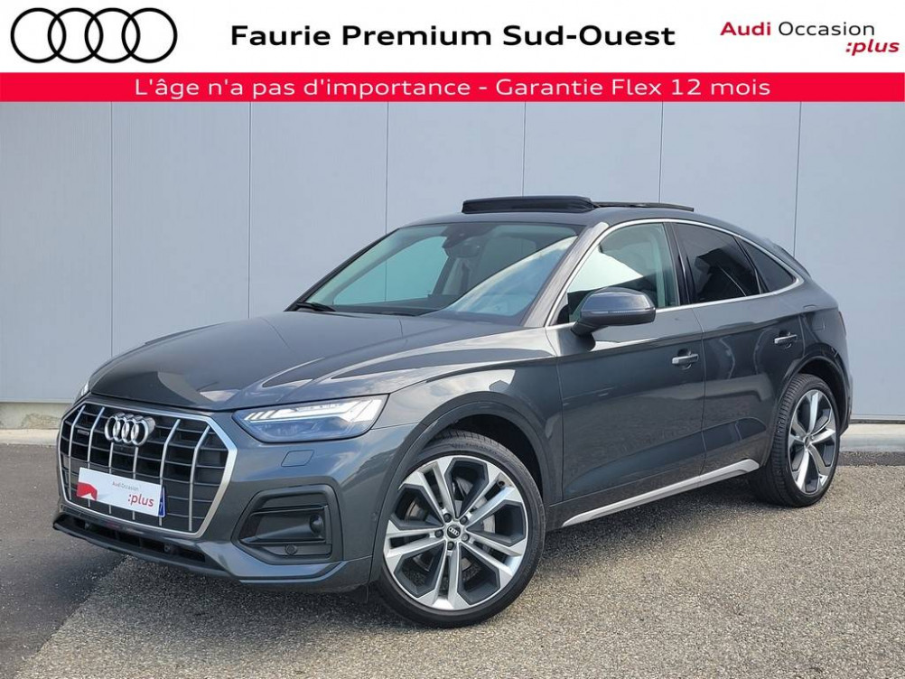 Acheter Audi Q5 Q5 Sportback 50 TFSIe 299 S tronic 7 Quattro Avus 5p occasion dans les concessions du Groupe Faurie