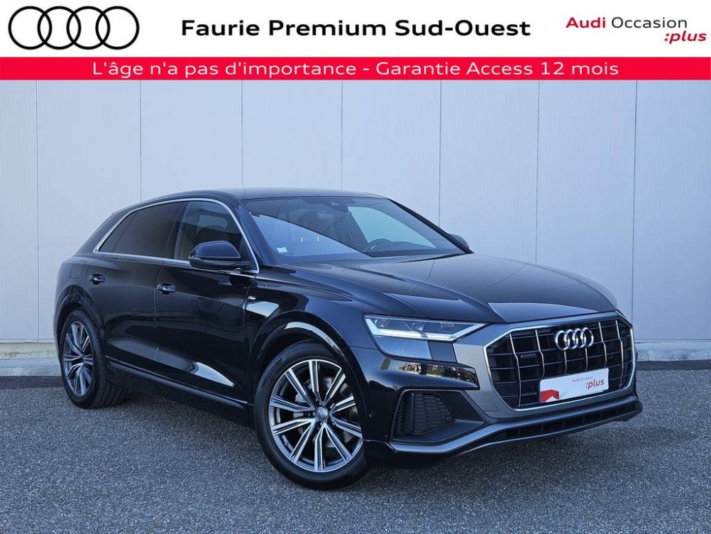 Acheter Audi Q8 Q8 50 TDI 286 Tiptronic 8 Quattro S line 5p occasion dans les concessions du Groupe Faurie