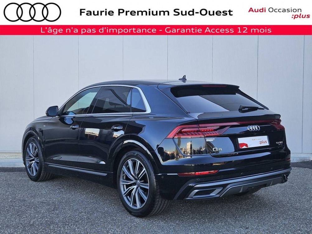 Acheter Audi Q8 Q8 50 TDI 286 Tiptronic 8 Quattro S line 5p occasion dans les concessions du Groupe Faurie