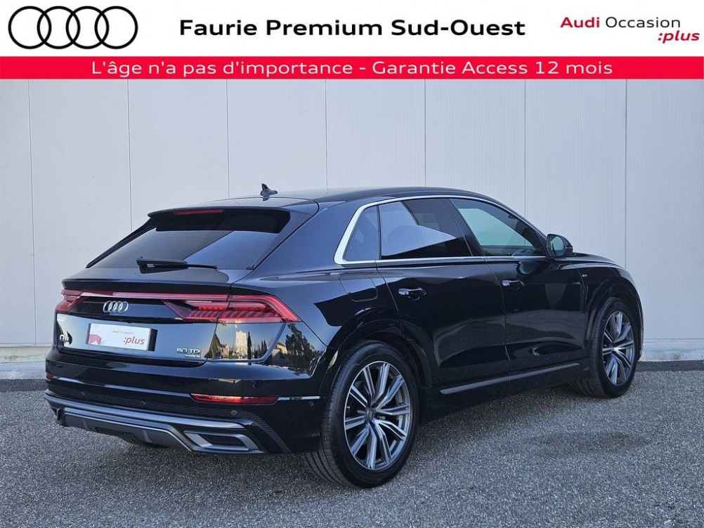 Acheter Audi Q8 Q8 50 TDI 286 Tiptronic 8 Quattro S line 5p occasion dans les concessions du Groupe Faurie