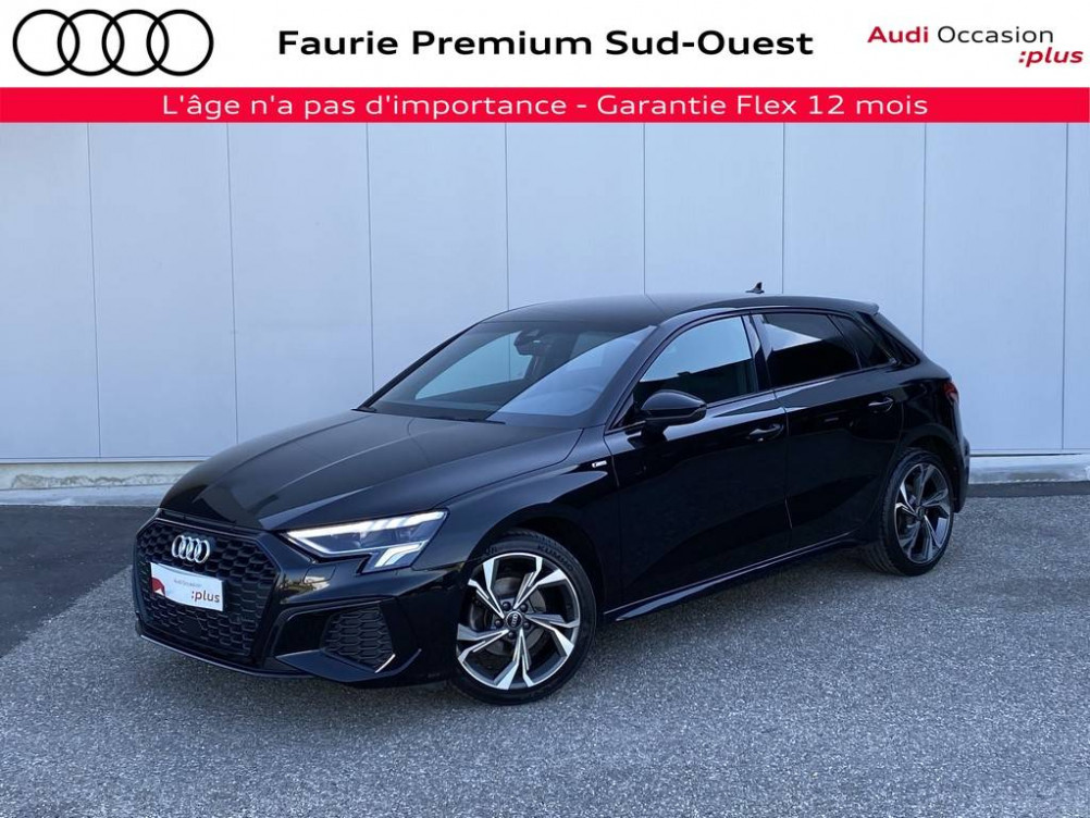 Acheter Audi A3 A3 Sportback 35 TFSI Mild Hybrid 150 S tronic 7 S Line 5p occasion dans les concessions du Groupe Faurie