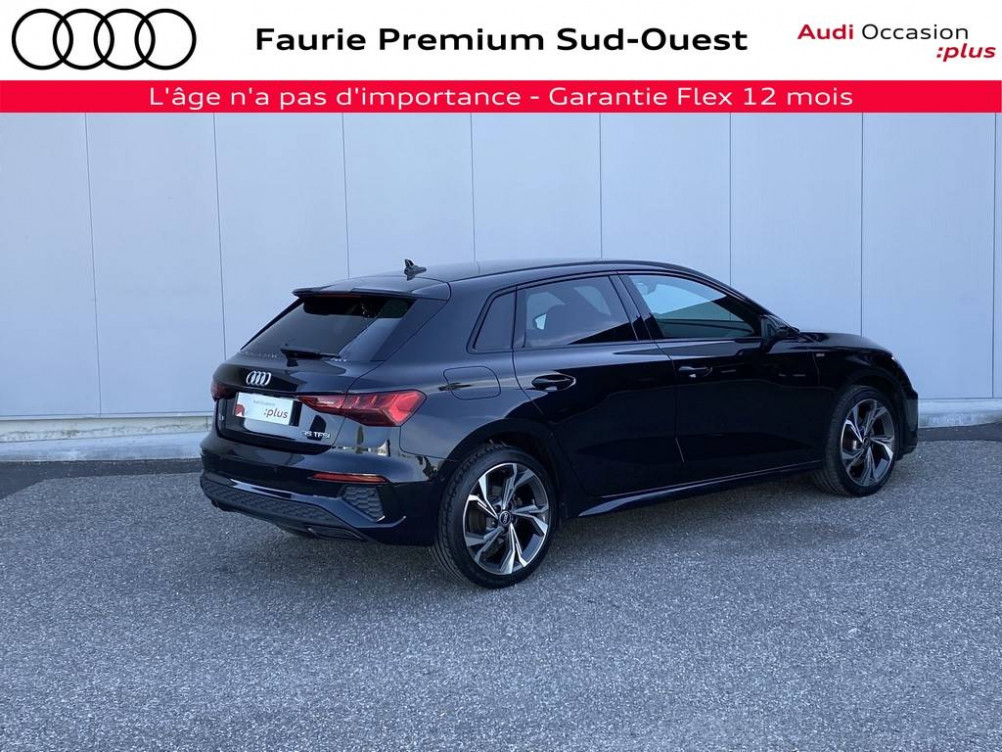 Acheter Audi A3 A3 Sportback 35 TFSI Mild Hybrid 150 S tronic 7 S Line 5p occasion dans les concessions du Groupe Faurie