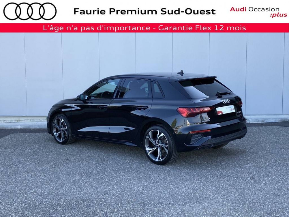 Acheter Audi A3 A3 Sportback 35 TFSI Mild Hybrid 150 S tronic 7 S Line 5p occasion dans les concessions du Groupe Faurie