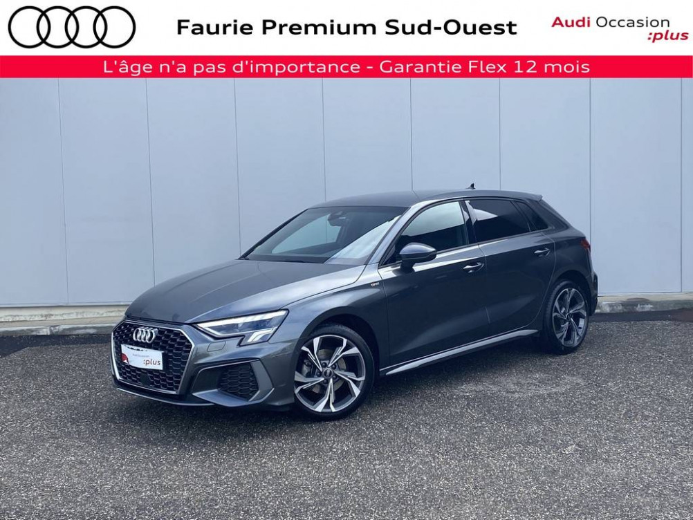 Acheter Audi A3 A3 Sportback 30 TDI 116 S tronic 7 S Line 5p occasion dans les concessions du Groupe Faurie